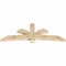 Ekena Millwork Davenport Rough Sawn Timber Gable Bracket, Douglas Fir, 84"W x 31"H x 4"D x 6"F, 9/12 Pitch GBW084X31X0406DAV00RDF - alternate 3